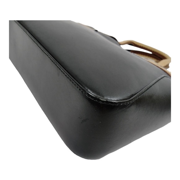 Gucci Tote Bag  Black Leather #1200 - Picture 6 of 9